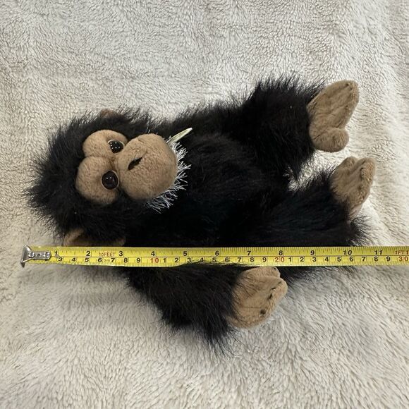 Aurora Monkey Nature Babies Stuffed Chimpanzee Ape 10" Realistic Plush - Picture 7 of 7